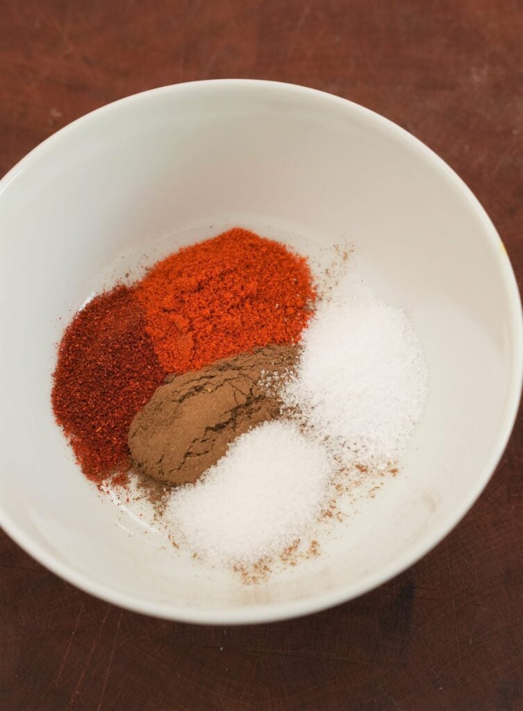 Five Spice Chicken Wings seasoning mixture in a bowl