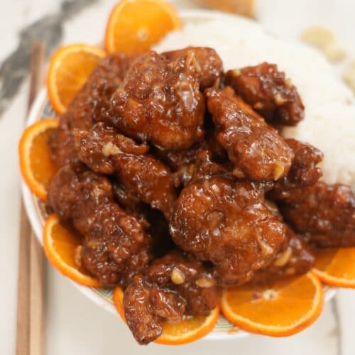 Air Fryer Orange Chicken - CJ Eats Recipes