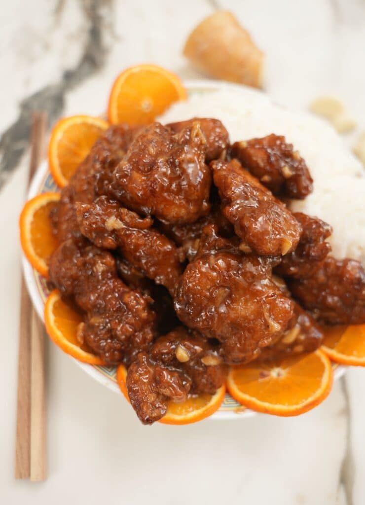 Air Fryer Orange Chicken SUPER CRISPY! (VIDEO) CJ Eats Recipes