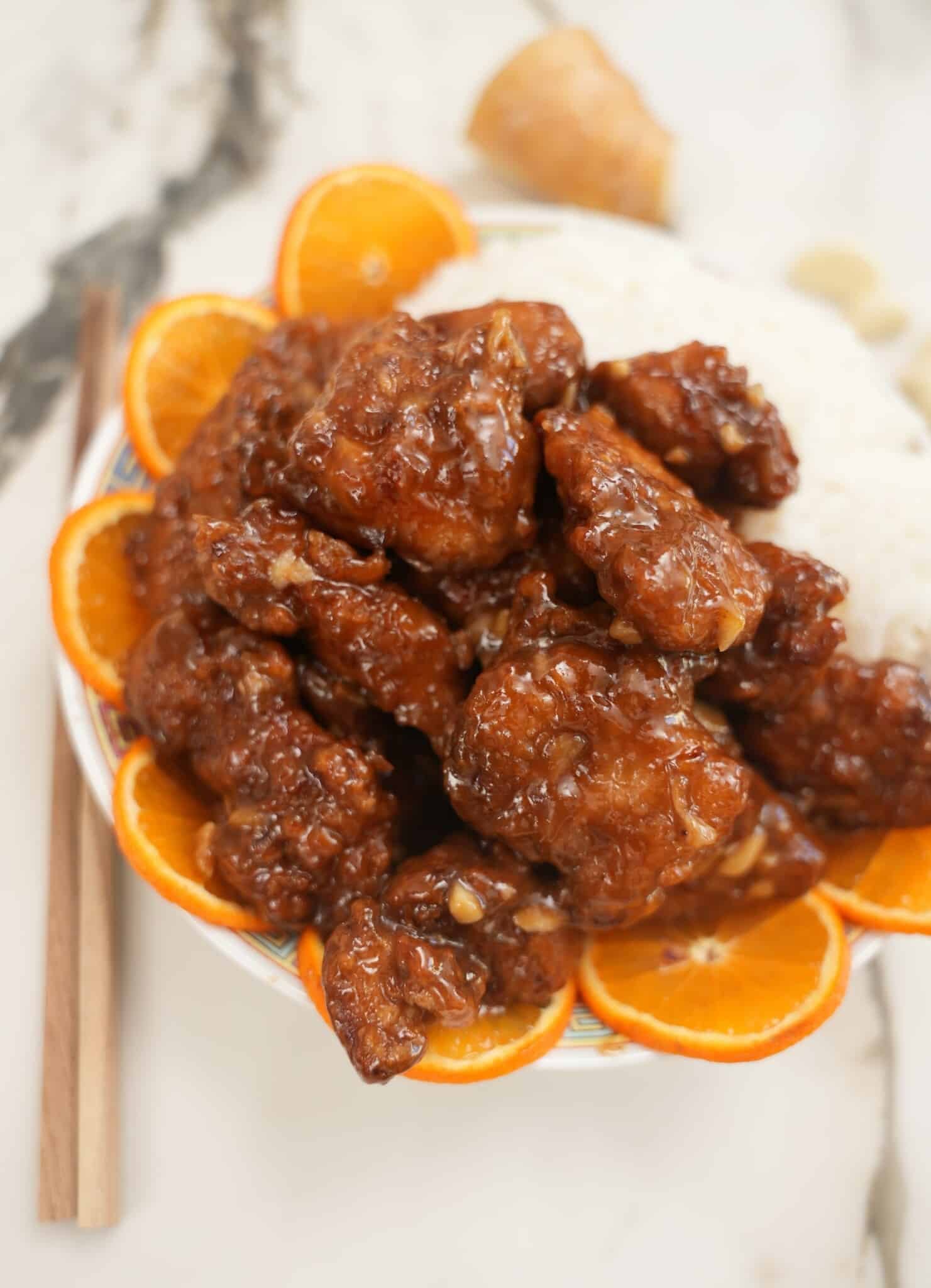 Air Fryer Orange Chicken - CJ Eats Recipes