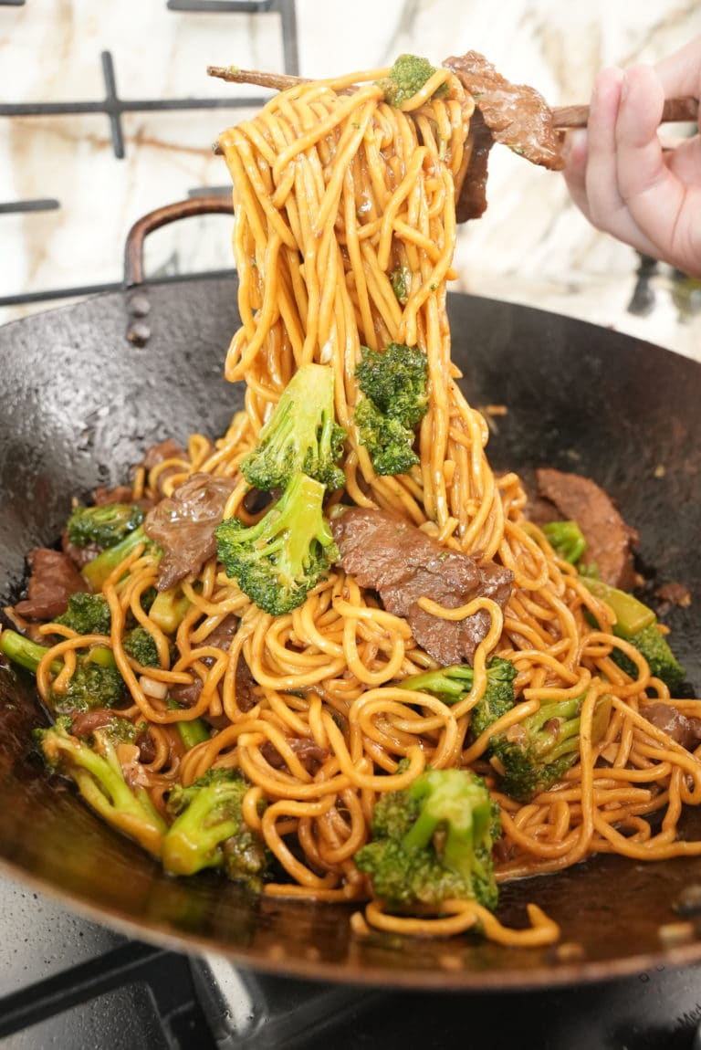 Beef and Broccoli Noodles - CJ Eats Recipes