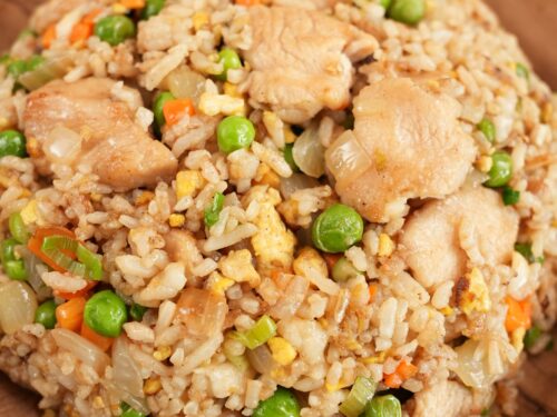 Chicken and Fried Rice in the OXO : r/carbonsteel