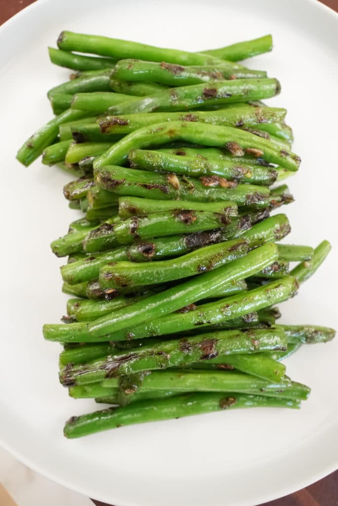 Dry Fried Garlic Green Beans - CJ Eats Recipes