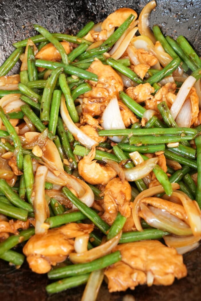 String Bean Chicken - Panda Express Copycat! (VIDEO) - CJ Eats Recipes