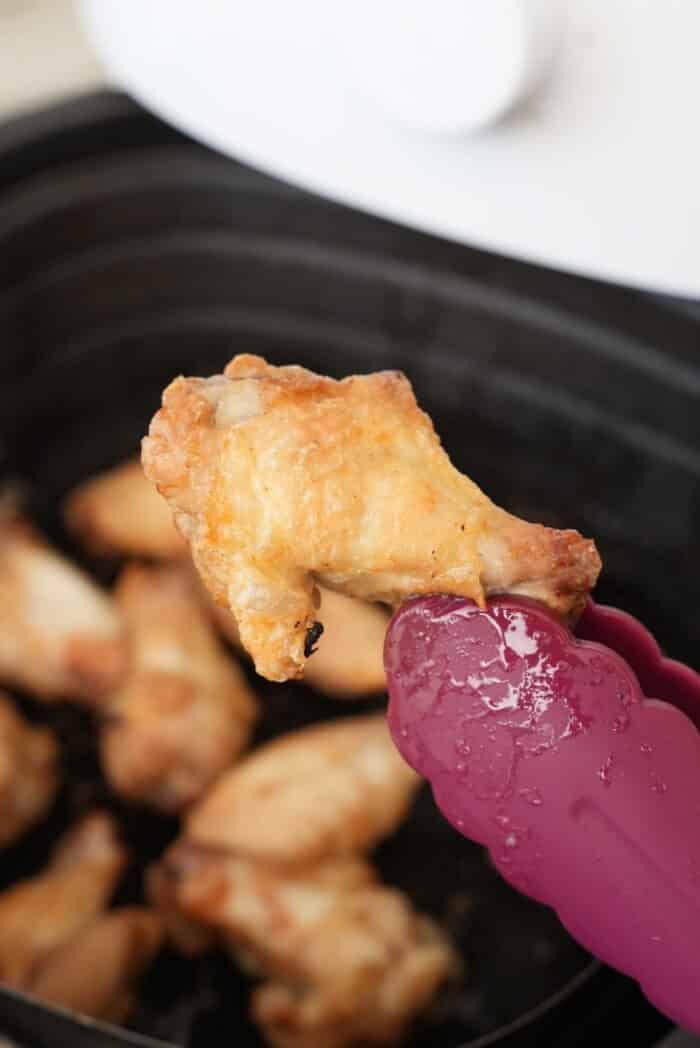 Air Fryer Chicken wings Close Up