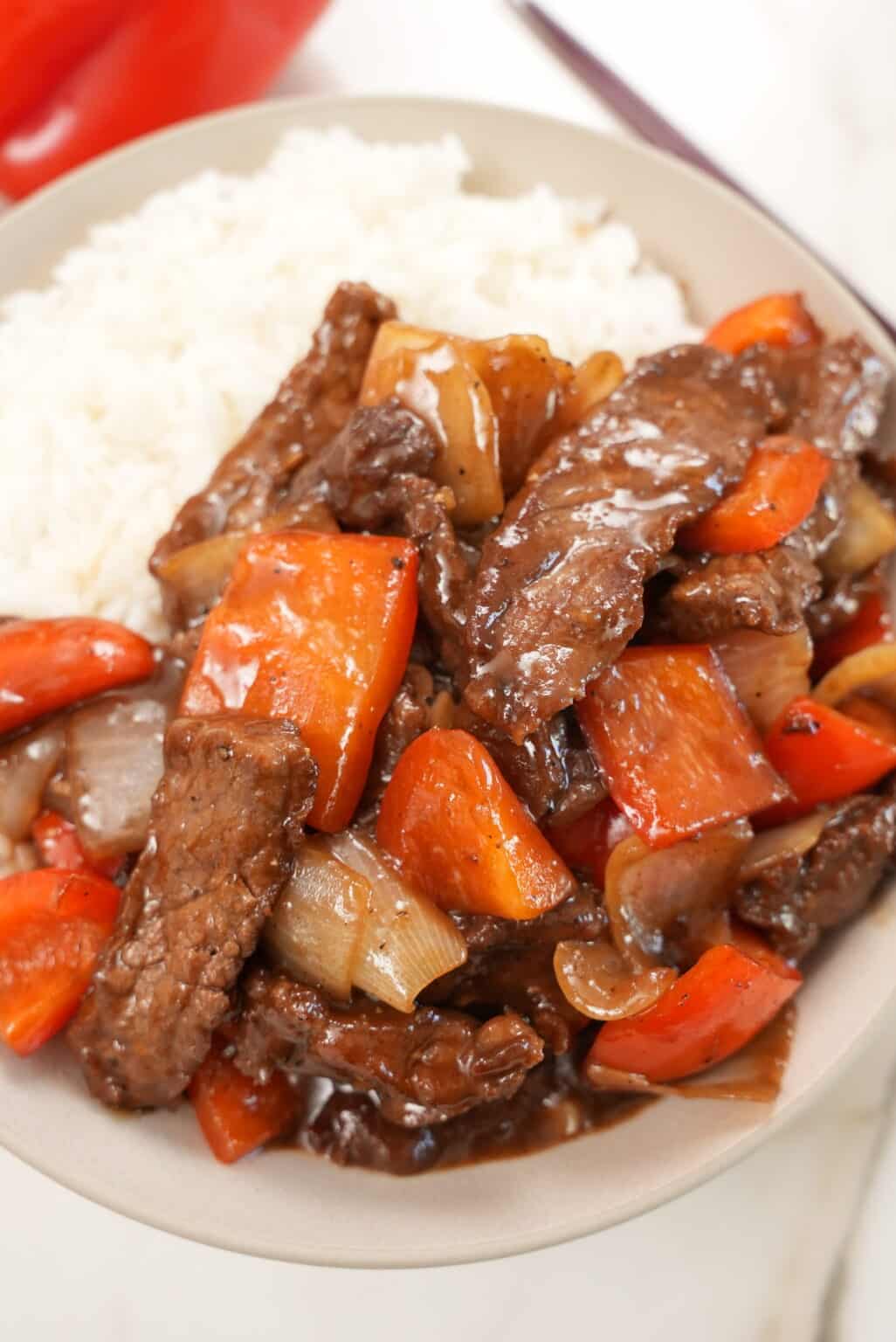 Chinese Black Pepper Beef - Restaurant Style! (VIDEO) - CJ Eats Recipes