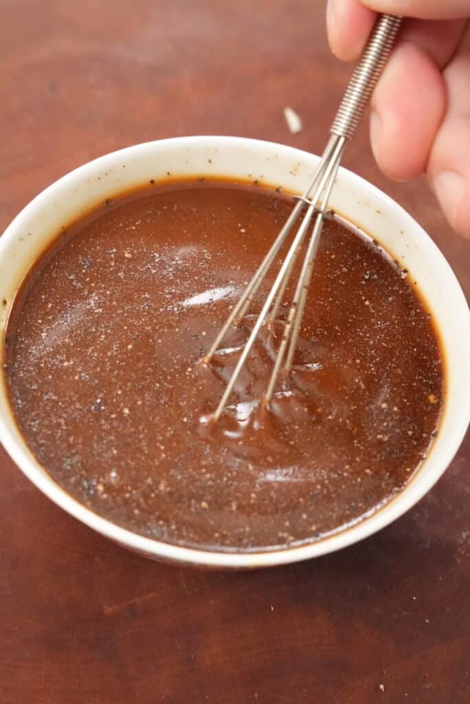 mixing sauce for black pepper beef