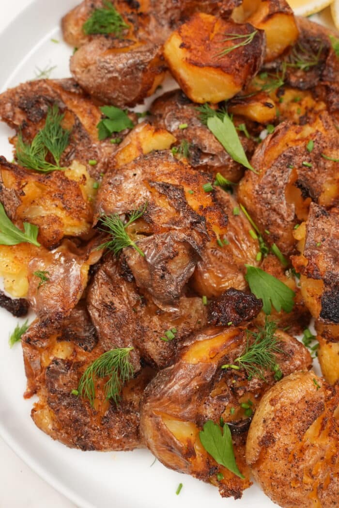 Crispy Smashed Potatoes Extra Crispy Video Cj Eats Recipes Crispy Smashed Potatoes Extra Crispy Video Cj Eats Recipes