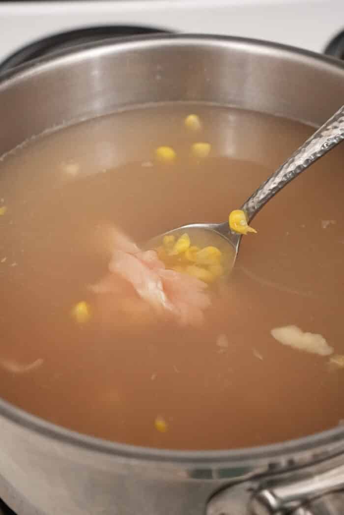 Chicken Corn Egg Drop Soup CJ Eats Recipes