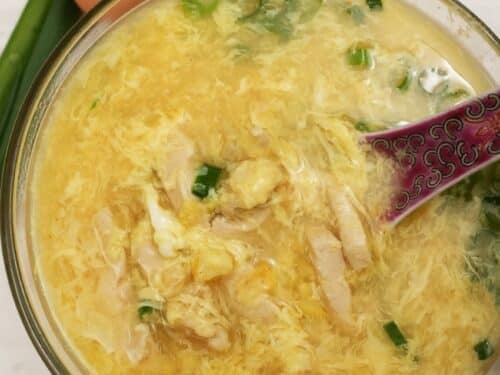 Corn Egg Drop Soup (Chinese Corn Soup) - China Sichuan Food