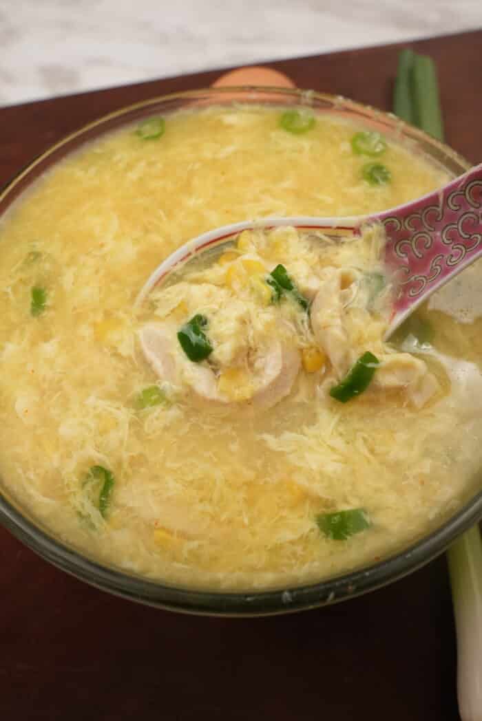 Chicken Corn Egg Drop Soup Cj Eats Recipes