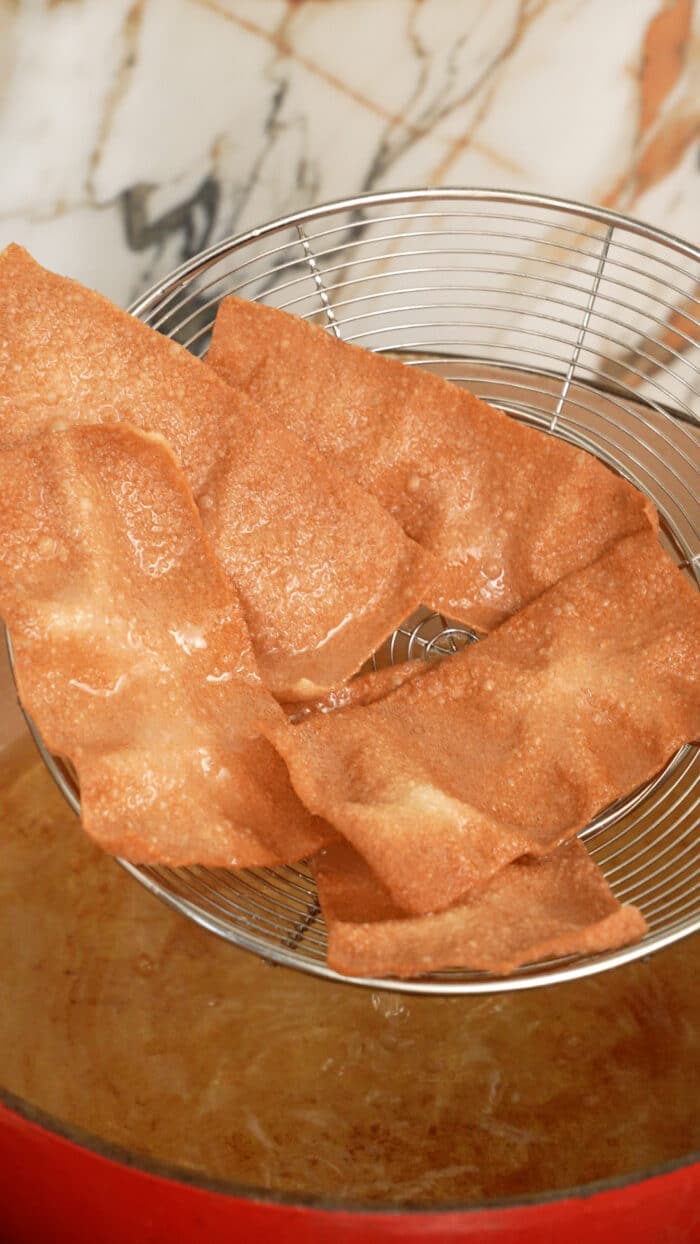 Crab Rangoon Dip (+ Crispy Wonton Chips) (VIDEO) CJ Eats Recipes