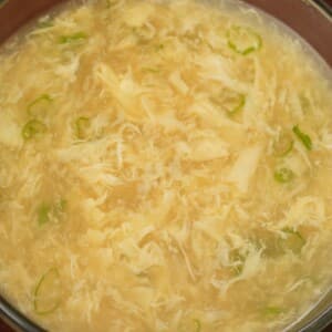 Egg Drop Soup in a bowl.