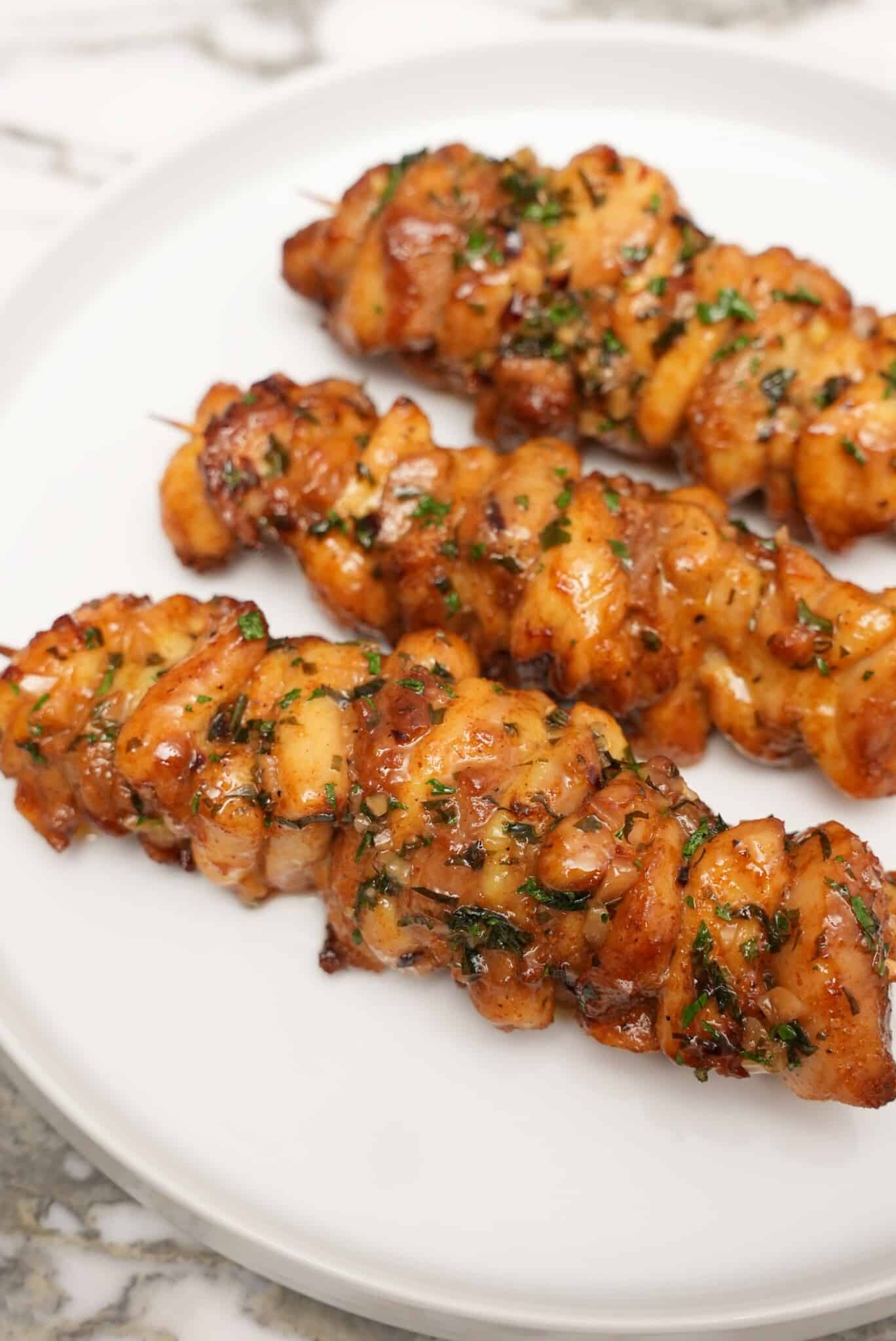 Air Fryer Chicken Skewers - CJ Eats Recipes