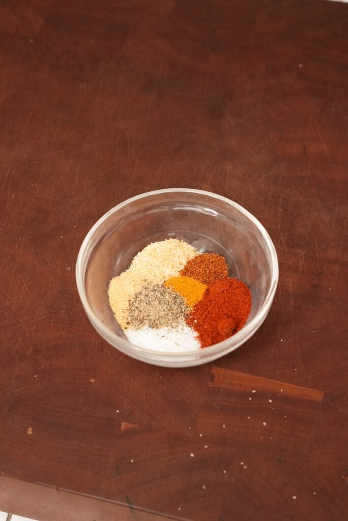 spice blend in a glass bowl