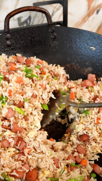 15 Min Spam Fried Rice - Quick + Easy! (VIDEO) - CJ Eats Recipes