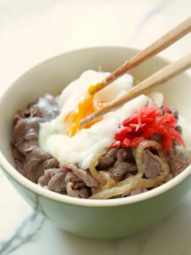 Beef Gyudon - 15 Minutes! (VIDEO) - CJ Eats Recipes