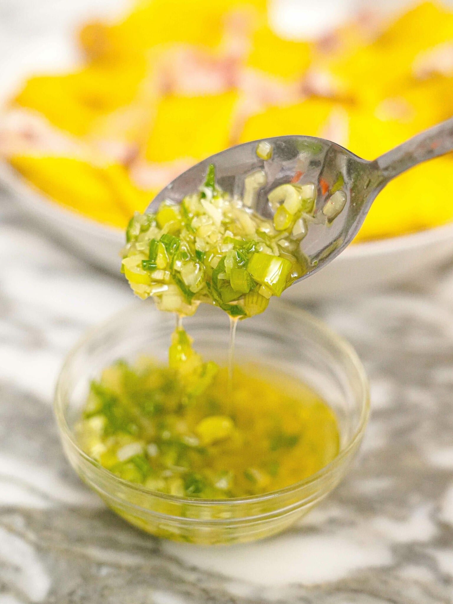 Homemade Ginger Scallion Sauce - Super Easy! (VIDEO) - CJ Eats Recipes