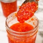 Thai Sweet Chili Sauce in a jar.