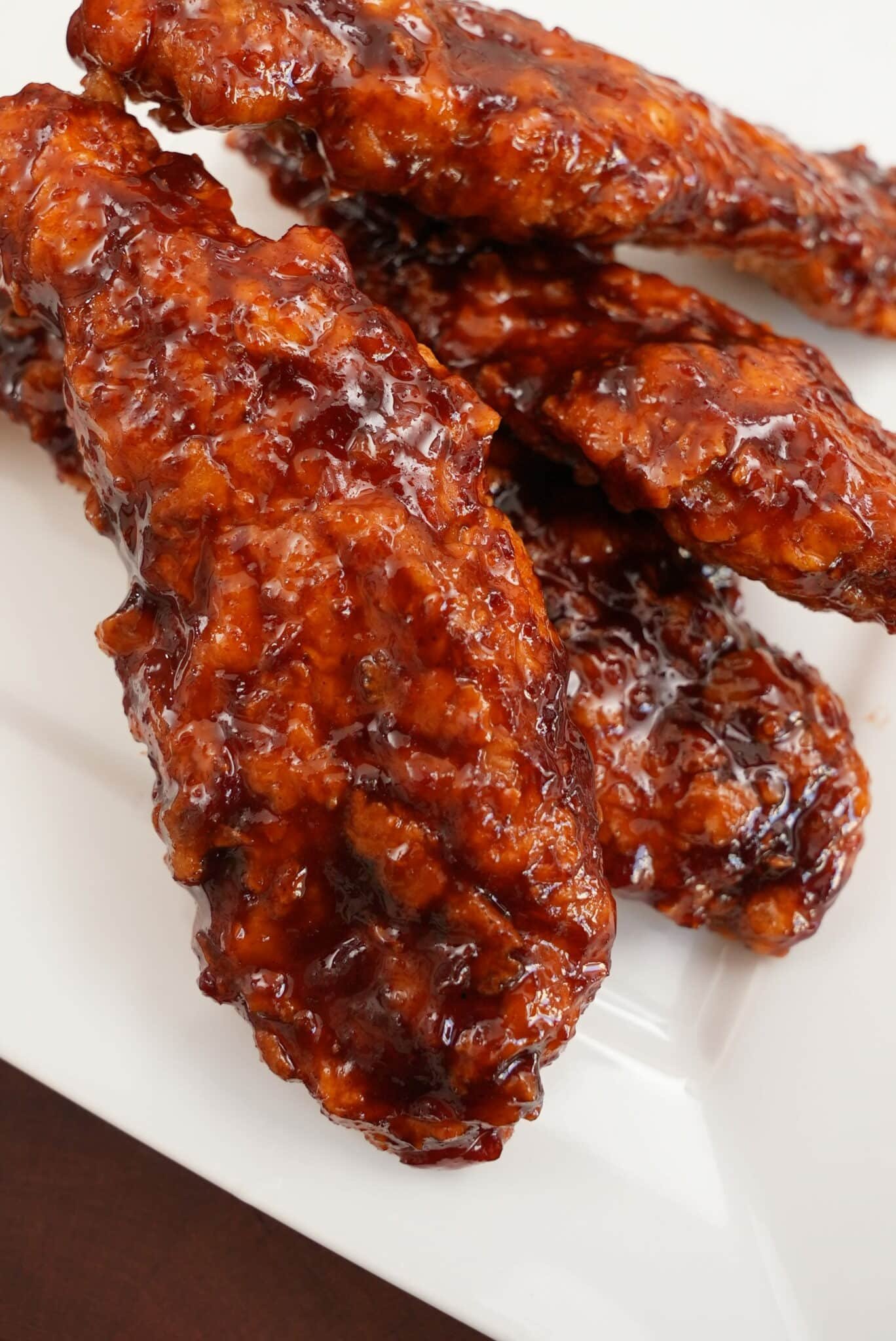 Korean Fried Chicken on a plate.