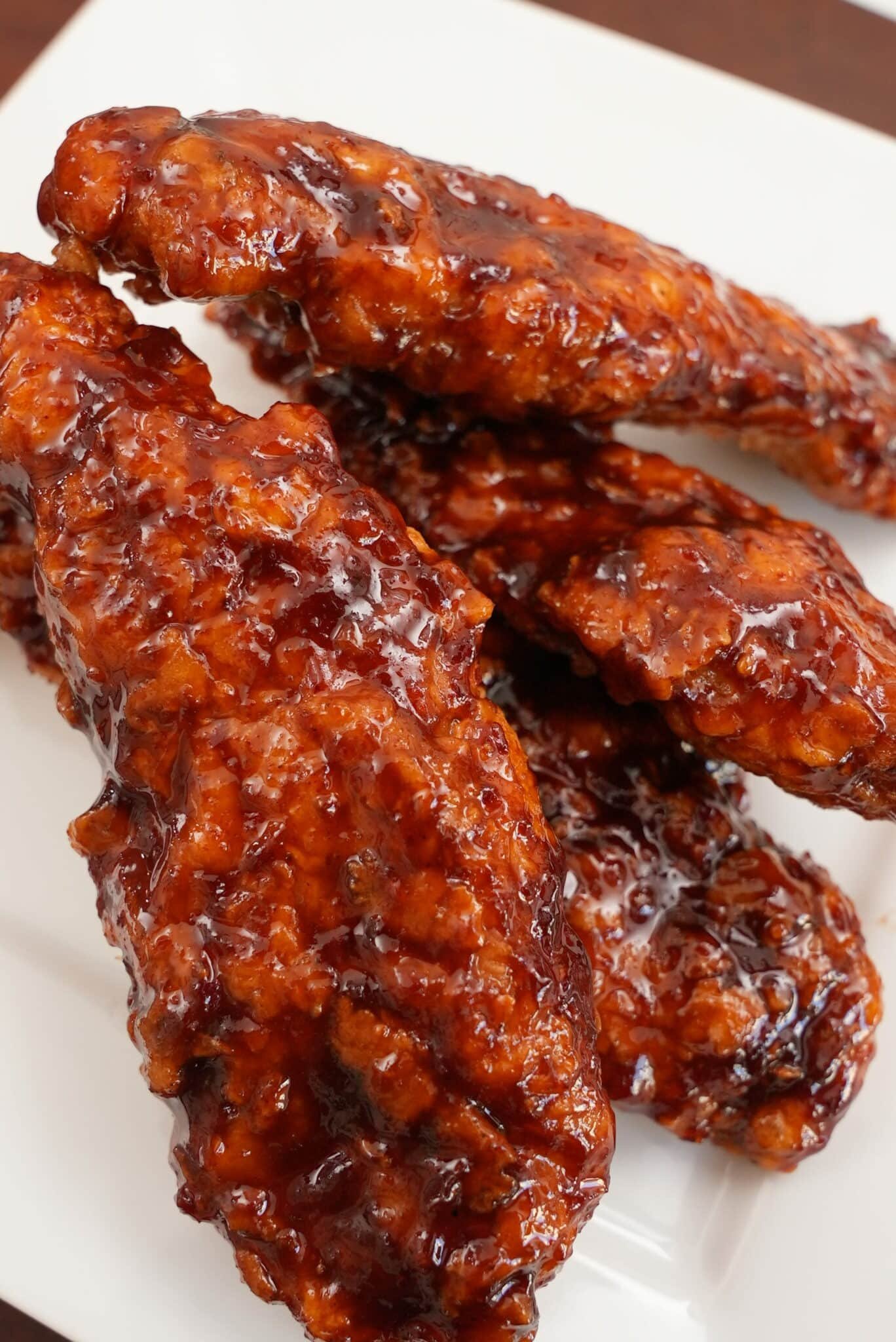 Korean Fried Chicken on a plate.