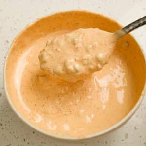 Big Mac Sauce in a bowl.