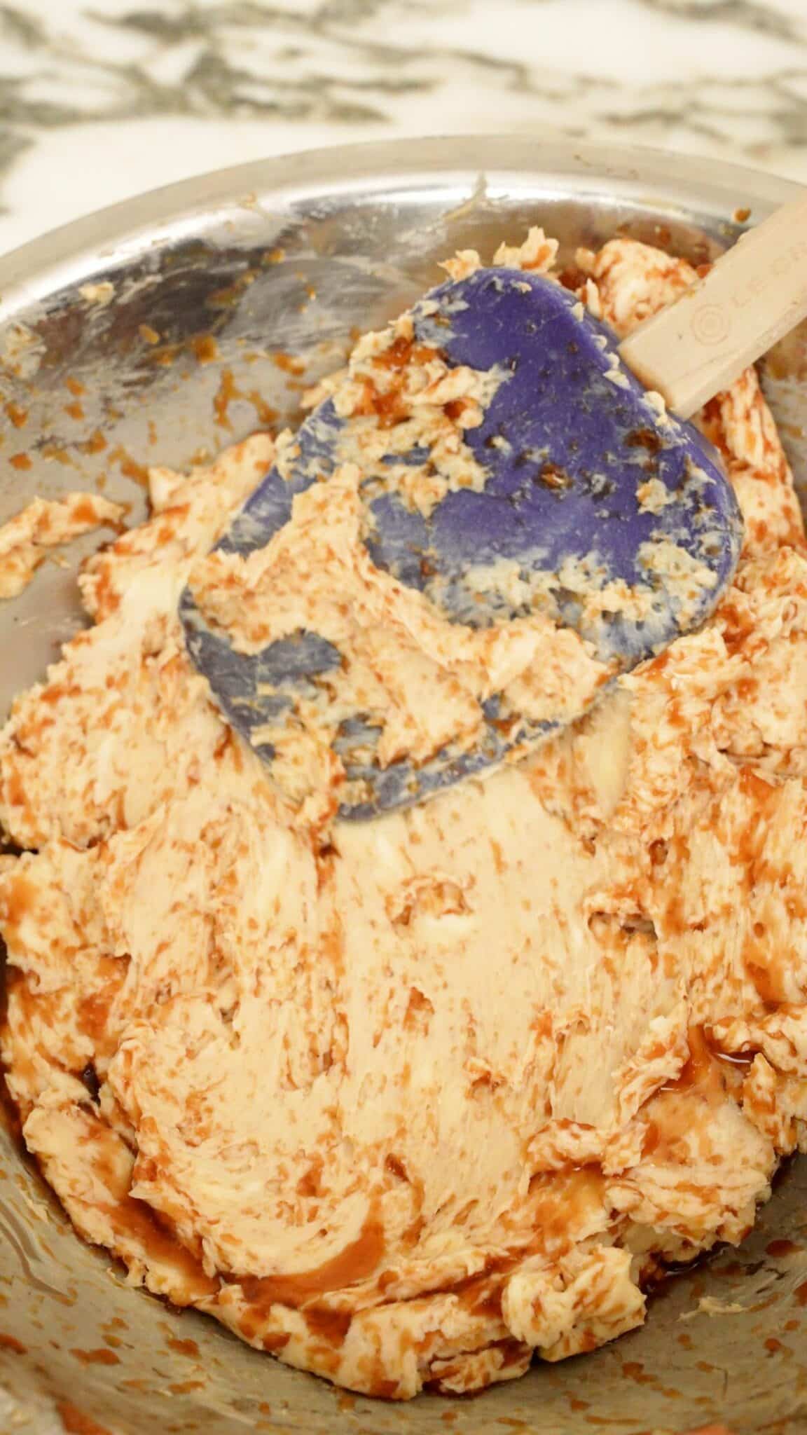 Benihana Garlic butter mixed in a bowl.