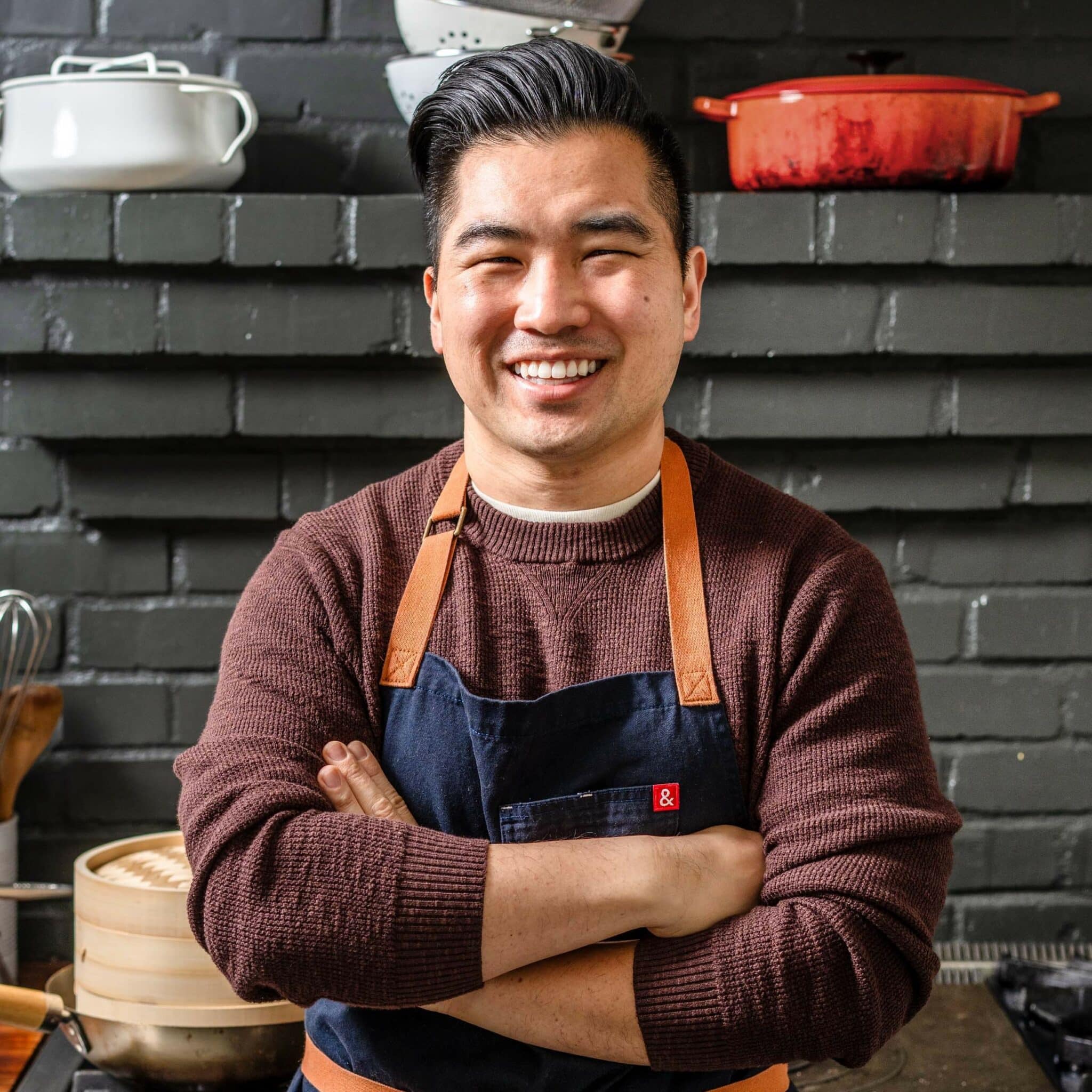 A photo of Chris Joe, cookbook author and creator of www.cjeatsrecipes.com.