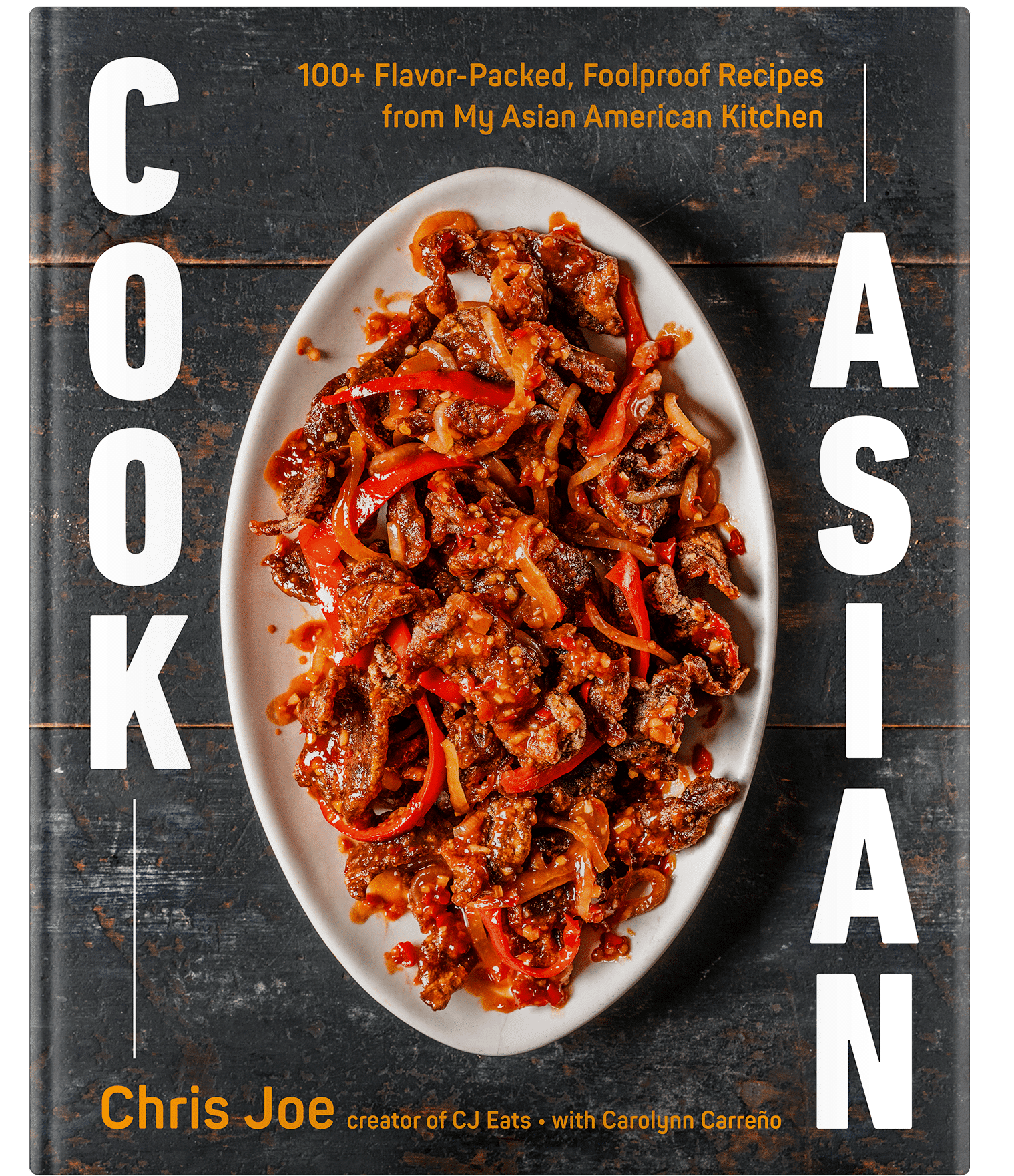 The cover of the cookbook COOK ASIAN, by Chris Joe, creator of the social media channel CJ Eats.
